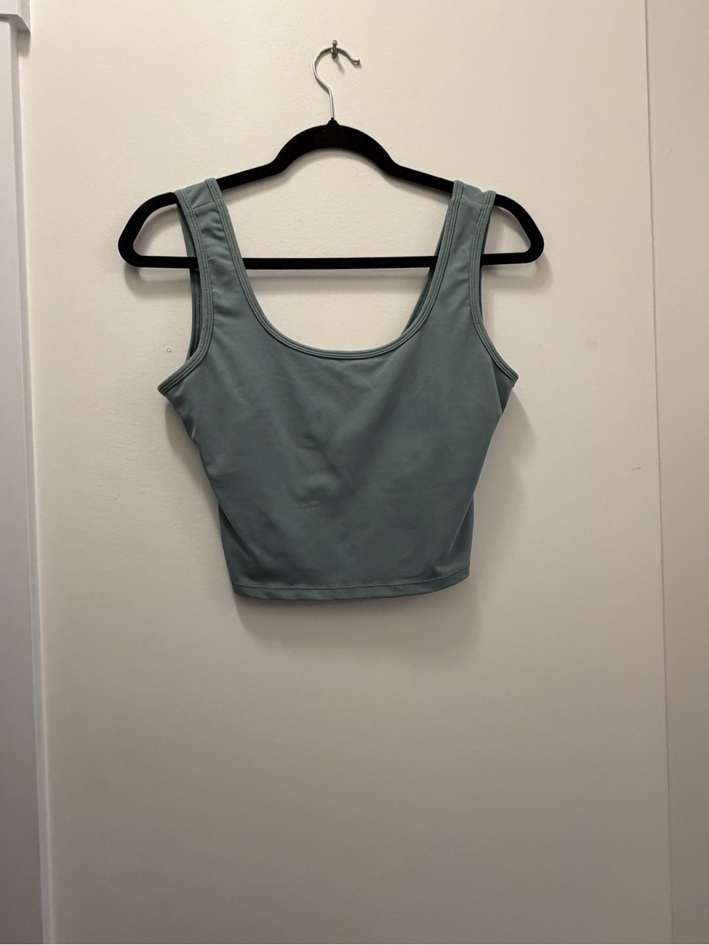 HALARA Sage Green Crop Tank Top